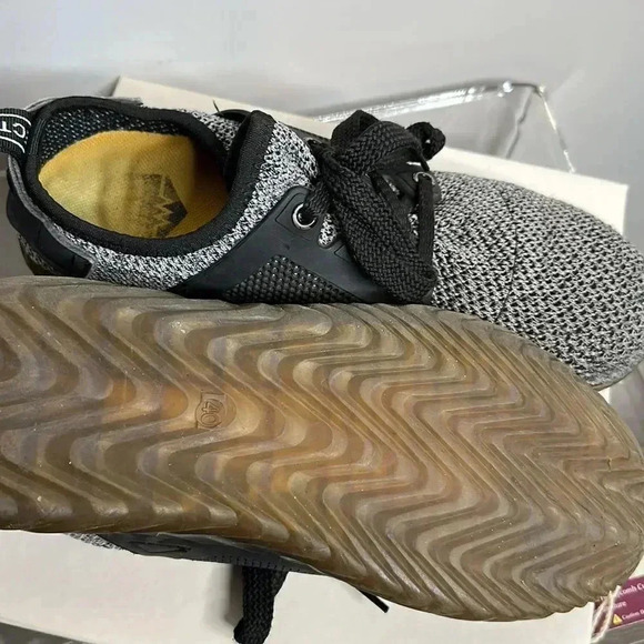 Indestructible Beyond Protection Black White Soft Steel Toe Mens Sneakers Sz 40 - Picture 12 of 13